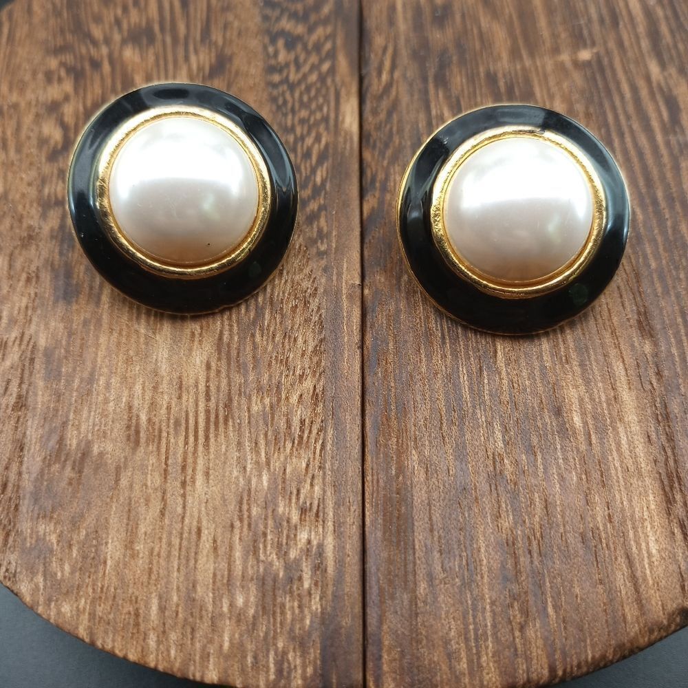 Vintage core 1990 elegant lady earrings E216